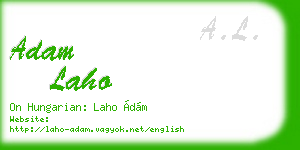 adam laho business card